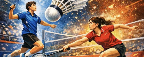 Szkolny turniej badmintona 