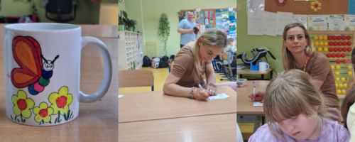 Warsztaty z sublimacji w klasie 2e!