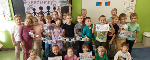 Międzynarodowy Dzień bez Przemocy w klasie 1c